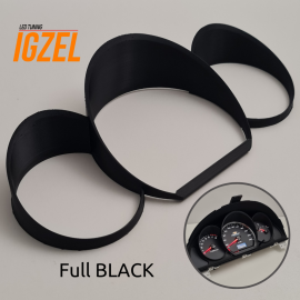 Колодцы для приборной панели Lacetti / 3D кольца Full BLACK IGZEL LED Tuning Колодцы для приборной панели Lacetti / 3D кольца Full BLACK IGZEL LED Tuning