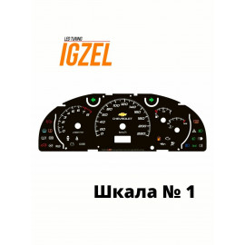 Накладка на панель приборов Шевроле Лачетти №01