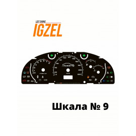 Накладка на панель приборов Шевроле Лачетти №09