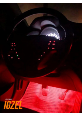 Установка подсветки в пространство для ног. RGB комплект.