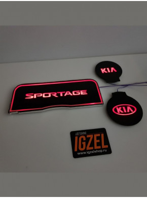 Подсветка в Подстаканники и в ниши для Sportage 3r